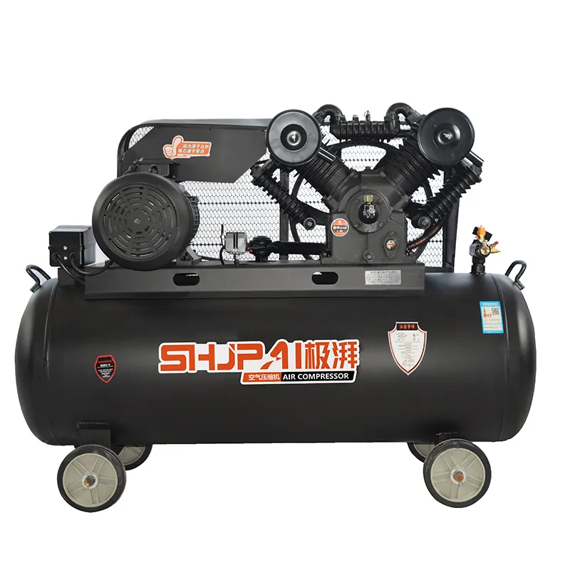 Factory Sell High Quality Competitive Price Portable Piston Style 7.5KW Industrial Workshop Belt Driven Air Compressor