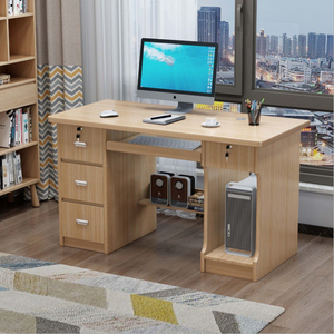 Stilvoller langer Stahlholz-Desktop-Schreibtisch für Bürogebäude Faltbarer Gaming-Computer tisch Nordisches Design für Meeting Labs Study - Product Image 2