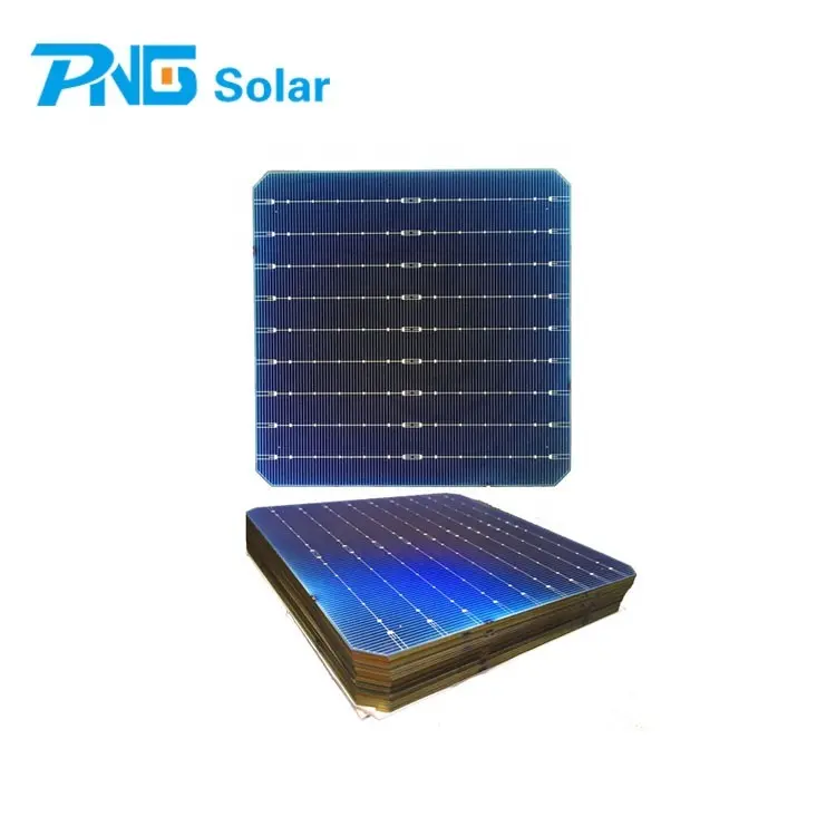 PNG Solar Cell making machine cheaper 166*166 mm Size Solar Cell for 9bb Half Cell Solar Module