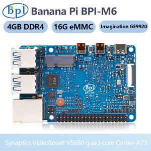 Banana Pi BPI-M6 sinaptica Videosmart Vs680 Cortex-a73 Quad-core 4gb Lpddr4 16gb Emmc fino a 6 .75top Dev Computer a scheda singola - Product Image 2