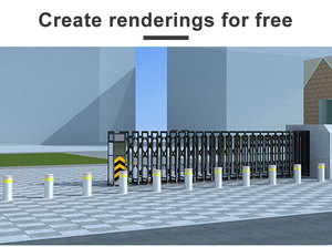 Шлагбаум для дорожного движения из нержавеющей стали - Product Image 6