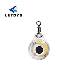 LETOYO Mini Fish Luring Light Big Fish Eye Fishing Lights 5 Color LED Underwater Deep <strong>Drop</strong> Fishing Light With <strong>Swivel</strong> - Product Image 1