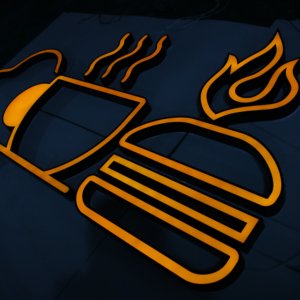 Led hộp Đèn tùy chỉnh cửa hàng bên ngoài 3D quảng cáo Logo Acrylic <span class=keywords><strong>lightbox</strong></span> dấu hiệu ngoài trời cho doanh nghiệp - Product Image 6