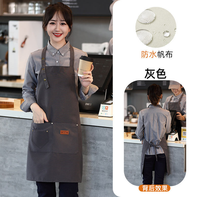 Fm-189 lona impermeable de tres botones gris