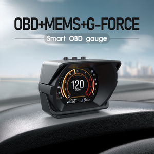 厂家直销新车OBD2全球定位系统液晶仪表诊断工具HUD平视显示器全球定位系统斜度仪汽车obd仪表 - Product Image 3