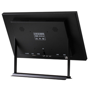 Monitor CCTV de marco metálico 13,3 Monitor LCD de pantalla ancha de 14 pulgadas Entrada AV BNC - Product Image 4