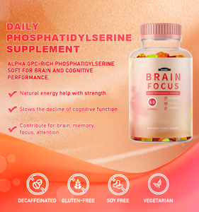 Gummies Brain Supplement für Memory Focus -Noo tropisches Gedächtnis für Konzentration und Gehirn gesundheit Mentale und kognitive Unterstützung - Product Image 3
