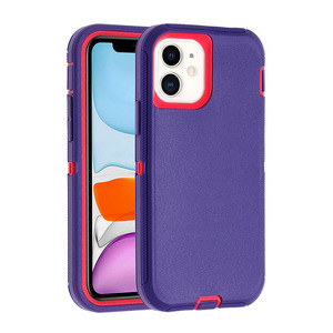 苹果iPhone 11 11 Pro 11 Max封面防摔装甲外壳3层1组合机器人手机壳 - Product Image 1