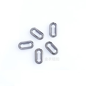 Goud Zilver Lange Oogje Knopen Aanpasbaar, Koperen Kleding Hardware Uit De Fabriek - Product Image 3