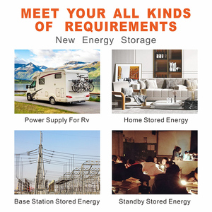 2合1机架48v 100ah lifepo4电池和太阳能逆变器10kw 20kw离网储能系统堆叠太阳能电池 - Product Image 5