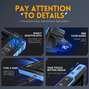 FNIRSI DSO153 osiloskop Digital portabel, <span class=keywords><strong>Generator</strong></span> sinyal 2in1 MHz Bandwidth 5MSa/s tingkat pengambilan sampel, alat reparasi elektronik - Product Image 3