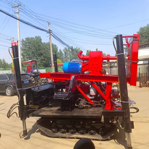 Paletli 380V elektrik delik delik 200m derin iki hız vites sondaj makinesi için su iyi ile yükseltilmiş bacaklar inşaat çiftlik - Product Image 1