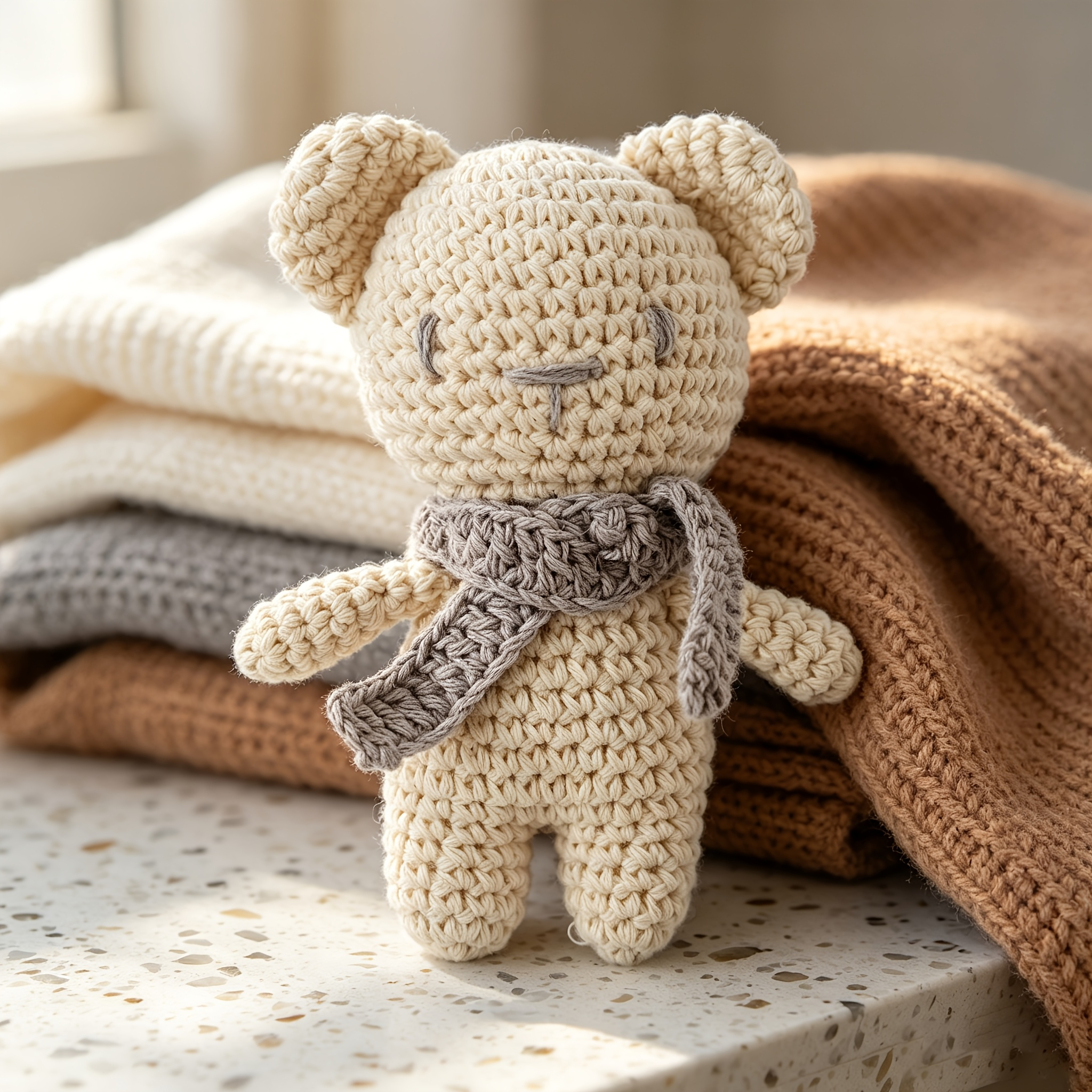 Cowlie Bear in Beige