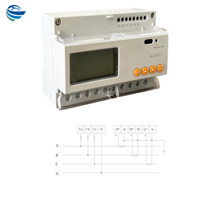 Din Rail Leistungs messer für Solar Wechsel richter PV-System mit LCD für Strom überwachungs system 380V Ausgangs energie zähler - Product Image 5