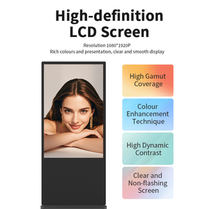 Boden stehender LCD-TV-Video player Touchscreen Interaktiver Kiosk Digital Signage - Product Image 5