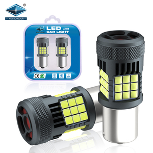 T25 LED สำหรับรถยนต์ T20 2835กำลังสูงหลอดไฟ LED 3157ดวง BAU15D สัญญาณเลี้ยวไฟหยุดไฟสำรองรถยนต์ไฟ LED 24V - Product Image 1