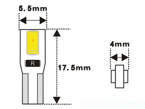 หลอดไฟ LED T5 5730 2SMD แบบ Canbus สว่างมากสำหรับแผงหน้าปัดรถยนต์ไฟฟลูออเรสเซนต์ T5 - Product Image 5