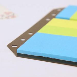 Personalized <strong>Memo</strong> A6 and A5 Binder <strong>Notebook</strong> Accessories <strong>Notepad</strong> Mini Color Sticky Note - Product Image 3