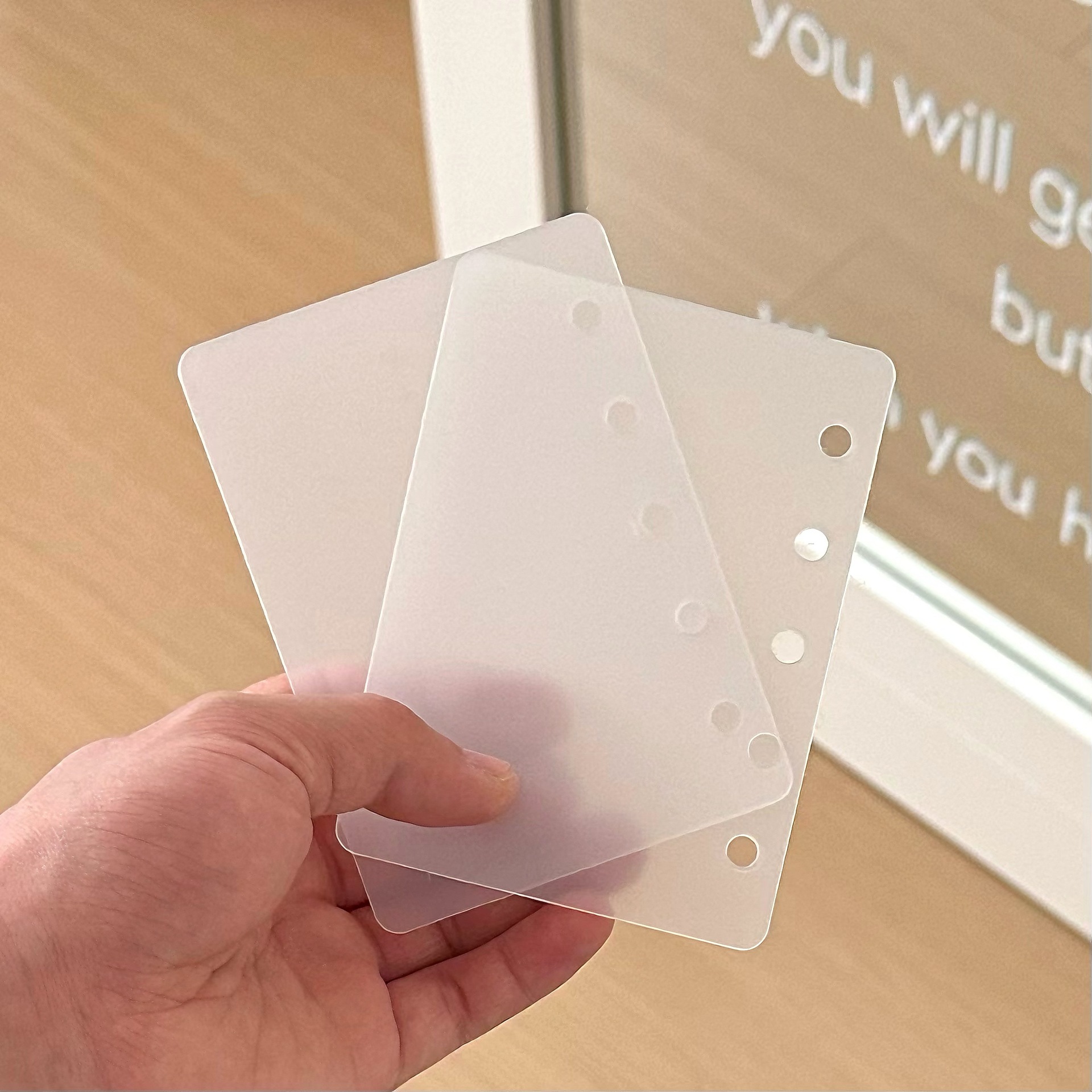 M5 transparent forst baffle-2 feuilles