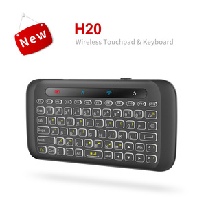 H20 Mini teclado táctil Teclado inalámbrico Air Mouse Flying Mouse LED retroiluminado Infrarrojo Aprendizaje Mini teclado - Product Image 2