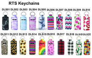 Creatieve Sleutelhanger Neopreen Schoenen Sleutelhanger Custom Printing Neopreen Chapstick Houder Voor Relatiegeschenken Sleutelhanger Op Voorraad - Product Image 3