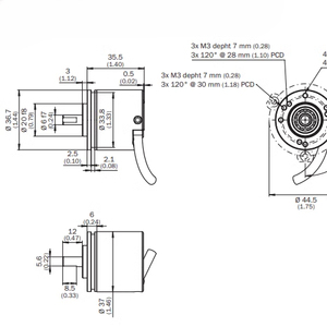 Encoder incrementale DBS36E-S3EL02500 controllo movimento Encoder 1066198 con un anno di garanzia - Product Image 5