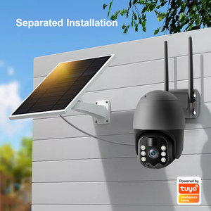 Outdoor Night Vision 2-Way Audio <strong>Camera</strong> Tuya Smart WiFi 3MP 8W Solar Panel Powered 2.5&quot; PTZ HD Battery <strong>Camera</strong> PST-SQ-WF-3MP - Product Image 4