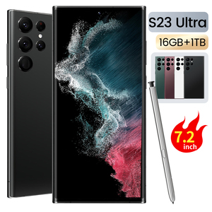 Cep telefonu akıllı telefon 64gb S23 Ultra 16GB + 1TB 5G 7.3 inç akıllı oyun cep telefonu TFT not 20 Ultra 5g siyah-hazırlık