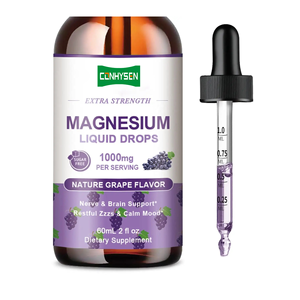 Private Label Magnesium Flüssigkeits tropfen fördern die Muskel nerv funktion Verbesserte Schlaf qualität Vitamine Liquid Drops Supplement - Product Image 1