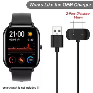 USB充電ケーブルAmazfit GTR4 GTR4 Pro GTS3 GTS 3 GTR 3 Pro GTR3 T-Rex 2スマートウォッチ充電器アダプタードックアクセサリー - Product Image 6