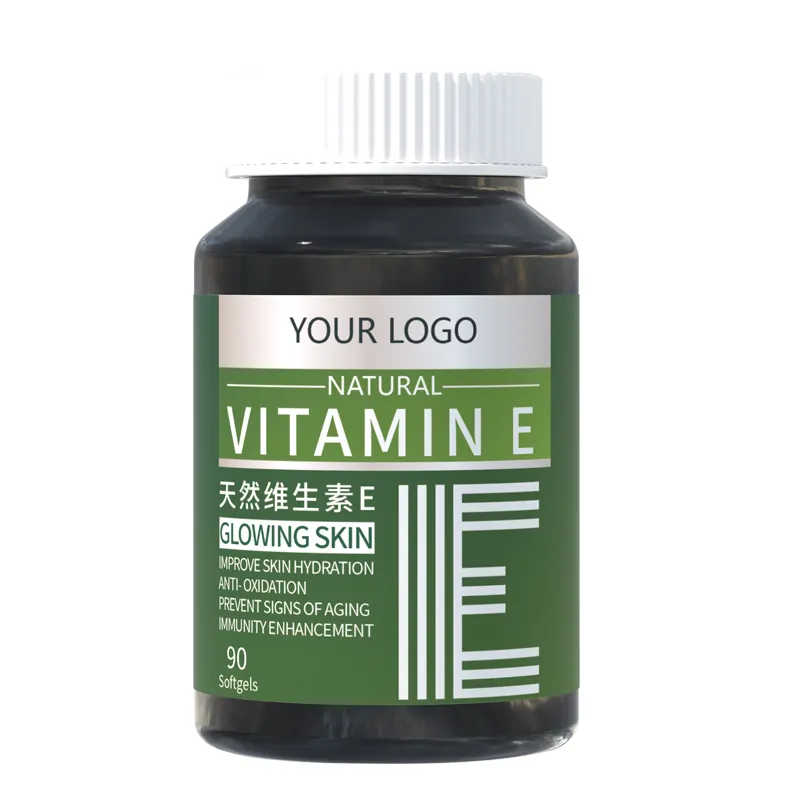 Oem chứng nhận Nhà máy cung cấp vitamin E Softgel Capsule chế độ ăn uống bổ sung vitamin E mềm viên nang để bán