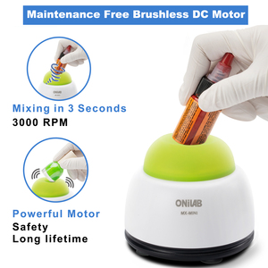ONiLAB yüksek kalite Lab enstrüman mikser yeşil Vortex makinesi <span class=keywords><strong>Test</strong></span> tüpü Vortex taşınabilir el Vortex mikseri - Product Image 2