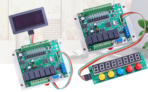 Controlador lógico programable PLC, 8 puntos de entrada/salida, FX2N-16MT de salida de transistor