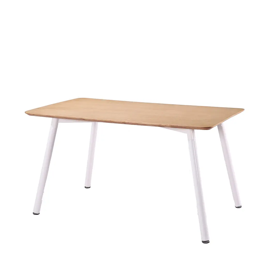 Современная Деревянная мебель для столовой, металлические ножки, обеденный стол