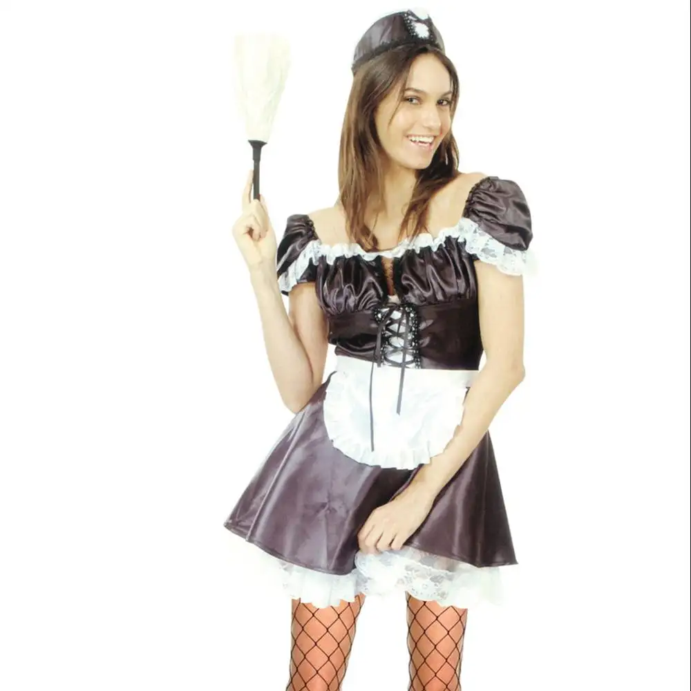 Cosplay Halloween Adult Costumes Sexy Dresses Maid Dress Female Servant Clothes--HSG8213