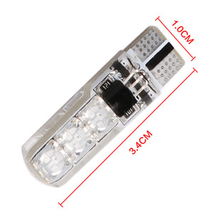 新款T10 5050发光二极管汽车示宽灯汽车圆顶阅读装饰灯6SMD RGB彩色遥控频闪情绪灯 - Product Image 2