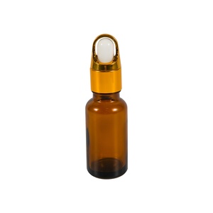 Frasco de vidrio vacío con cuentagotas, frasco de aceite esencial con estampado en caliente, ámbar, 5ml, 10ml, 15ml, 20ml, 30ml, 50ml, 100ml - Product Image 6