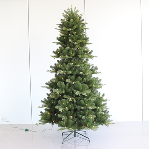 Thực tế nhất trước khi thắp sáng đổ xô cây Giáng sinh nhân tạo với kim PE và điều khiển từ xa cây Giáng sinh - Product Image 1