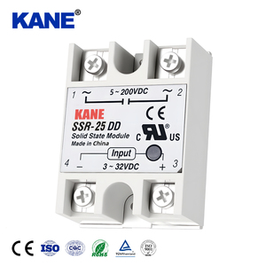 <strong>SSR</strong>-25DD FOTEK Solid State Relay Module 3-32V Input DC 5-200V DC <strong>Output</strong> Single Phase 25A for <strong>PID</strong> <strong>Temperature</strong> <strong>Control</strong> Relay - Product Image 1