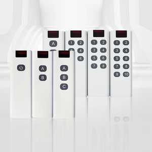 รีโมทประตูโรงรถทั่วไปไฟ LED DC 12V 4ปุ่มรีโมทคอนโทรลไร้สายระยะไกล1กม. - Product Image 5