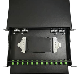 FTTH 24 puertos SC/LC/FC/ST Saidas Marco de distribución de fibra óptica Patch Panel De Fibra Optica Odf para uso en telecomunicaciones - Product Image 4