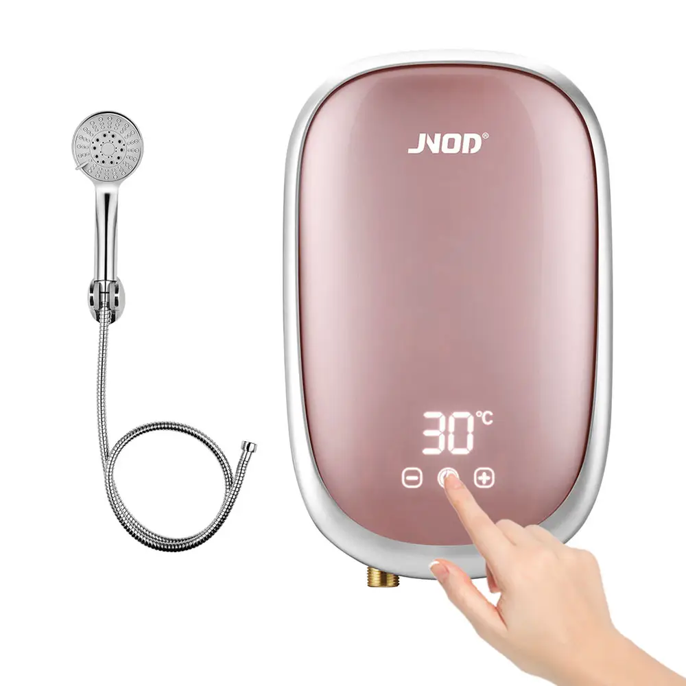 Fashion EU Mini Low Power Instant Electric Water Heater With LED Touch Screen Digital Thermostat