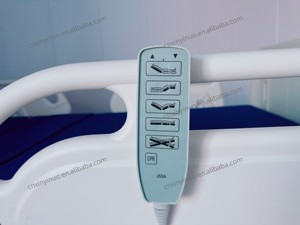工厂5功能可调ICU病床钢3曲柄机动医疗病床价格 - Product Image 5