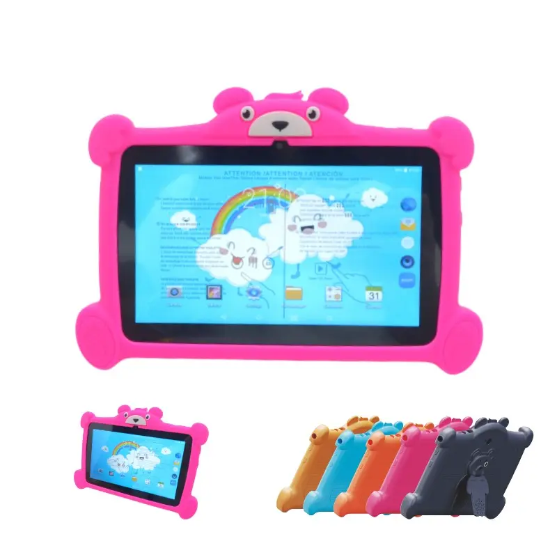 Commercio all'ingrosso della fabbrica 7 pollici bambini Tablet WIFI Android educativo Tablet PC per i bambini