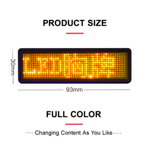 Badge LED personalizzato, badge lavoro illuminato, targa lavoro assistente, badge luce guida proxy - Product Image 5
