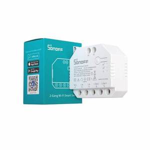 SONOFF <span class=keywords><strong>DUAL</strong></span> R3 2 Gang Módulo De Relé Duplo DIY MINI Interruptor Inteligente Medição De Energia Controle De Casa Inteligente Via EWeLink Alexa Google Home - Product Image 1