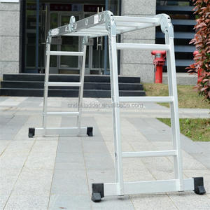 4x 3/4x 4/4x5 alluminio pieghevole soffitta scaletta scaletta multiuso può essere utilizzata come scala per ponteggi