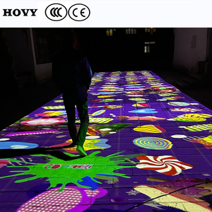 Ngoài trời 5500 lumen tương tác <span class=keywords><strong>Laser</strong></span> LCD chiếu được xây dựng trong loa không thấm nước 3D Holographic nhập vai xách tay tường/sàn - Product Image 5