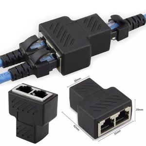 Adaptador divisor USB 1 a 2 conector de red Dual LAN Ethernet enchufe extensión Cable adecuado para Cat5 Cat5e Cat6 Cat7 - Product Image 6