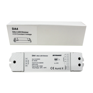 DA4 DC12-24V 20A 4 kanal DALI LED karartıcı kontrol cihazı Push-dim anahtarı RGB RGBW led şerit ışık - Product Image 2